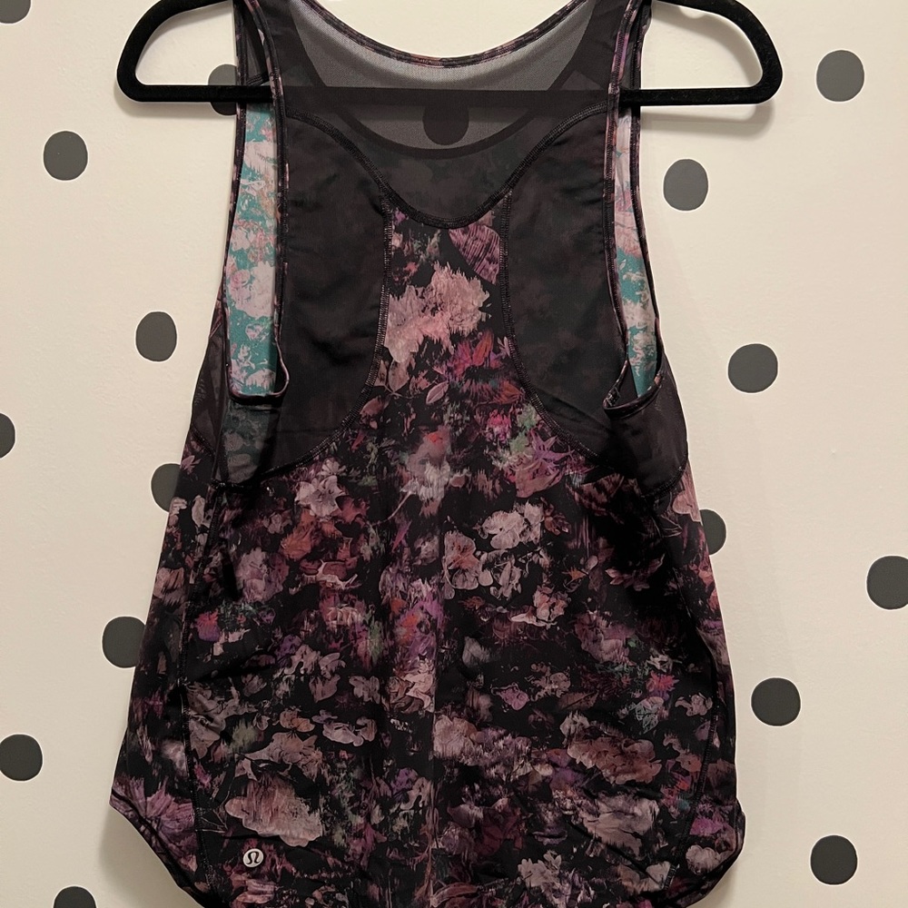 Lululemon floral tank top